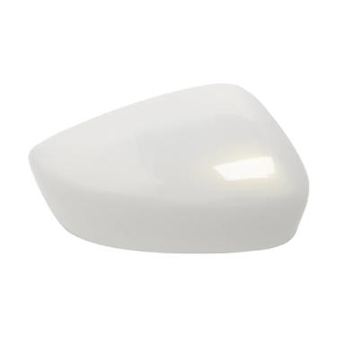Imagem de Porta espelho retrovisor capa habitação acessórios do carro compatível com mazda 3 axela 2017-2018(White Right)