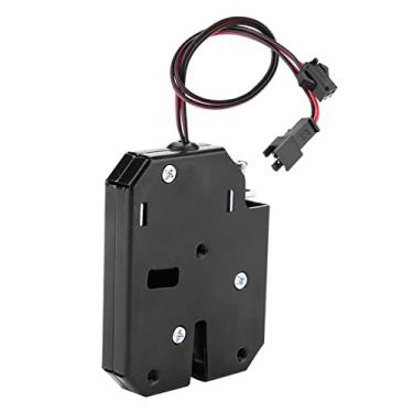 Imagem de Generic Interruptor de Gaveta Resistente Com Trava de Controle Elétrico para Armários de Entrega, Trava de Detecção Eletromagnética Ajustável para Gabinete Refrigerado, Material de Aço Carbono