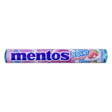 Imagem de Kit c/ 4 Bala Mentos Stick Morango Yogurt 38g - Perfetti