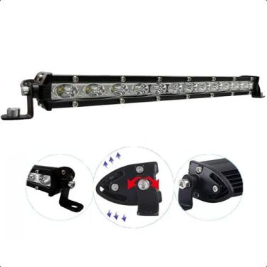 Imagem de Farol Auxiliar Led 36w 38cm Barra de LED SLIM troller rally offroad VP