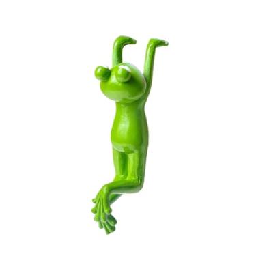 Imagem de Ｂｅｓｇａ Estatueta de Sapo para Vaso de Flores, Decoração Bonsai, Escultura de Animal Fofa e para Jardim e Casa, Ideal para Pendurar no Gramado, Style C