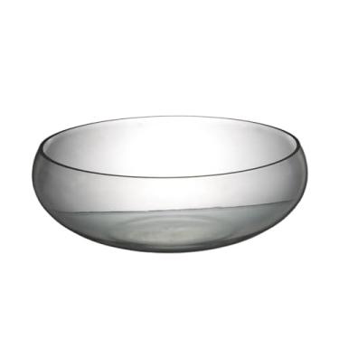 Imagem de Tanque de peixes de vidro grande moderno grande diâmetro em forma de tigela transparente para decoração de mesa recipiente de plantas hidropônicas para exibição de mesa (grande)