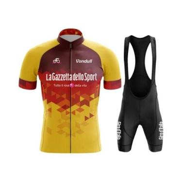 Imagem de Conjunto De Camiseta De Ciclismo Masculina Tour De Giro D'ITALIA, Unif