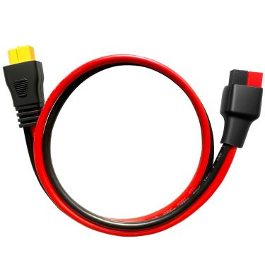 Imagem de AYECEHI XT60 para 45A Anderson adaptador conector 10AWG XT60 fêmea para Anderson cabo de conversão XT60 para 45A cabo de extensão adaptador para estação de energia portátil bateria UAV RC (2FT)