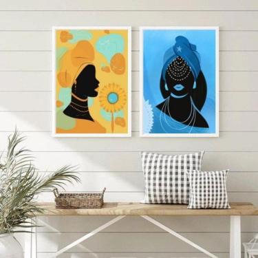 Imagem de Conjunto 2 Quadros Orixás- Oxum E Iemanja 24X18Cm