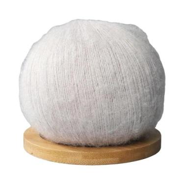 Imagem de Fio De Mohair Macio 6 Peças 50g Cada, Fio De Lã Para Crochê E Tricô Ma