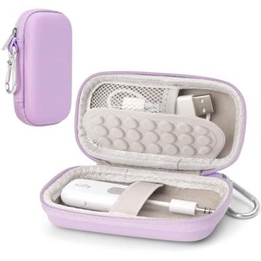 Imagem de Linp Estojo pequeno rígido de viagem para AirFly SE/Pro/Pro 2/Duo e Avantree Relay Transmissor Receptores Bluetooth, bolsa protetora de armazenamento para adaptadores de áudio sem fio e aparelhos de