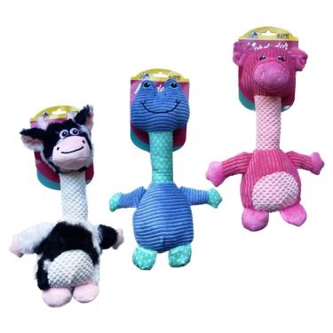 Imagem de Mordedor Pet Pelúcia Pescoço Cor Sortida 35 Cm Azpr