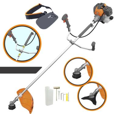 Imagem de Roçadeira Aparador De Grama Gasolina Tekna Rl430p 2t 43cc