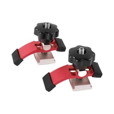 Imagem de Grampo De Fixação Rápida Em Liga De Alumínio T-Track Para Marcenaria, 