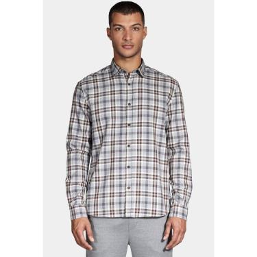 Imagem de Camisa Aramis Manga Longa Regular Flanela Marrom-Masculino