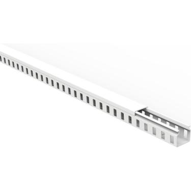 Imagem de Canaleta Para Painel Tramontina Semiaberta Branca 20x20x2000 Mm