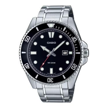 Imagem de Relógio Casio Masculino Ref:Mdv-107d-1a1vdf Duro Diver Prateado