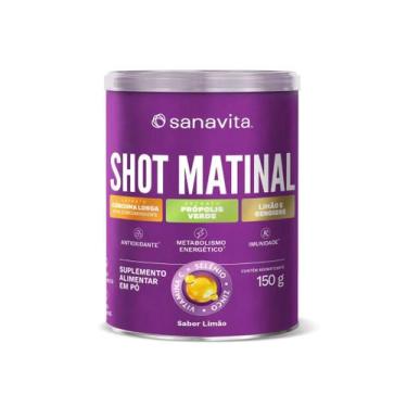 Imagem de Shot Matinal Sanavita Lata 150g Sabor Limão