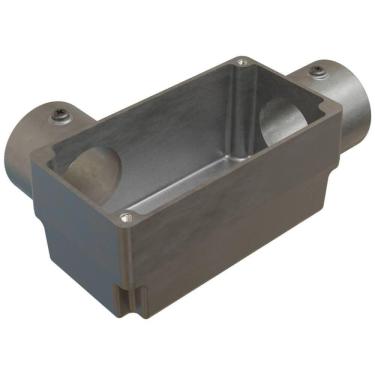 Imagem de Caixa de Derivação Fixa Conduletzel Sem Pintura Tipo Ll de 1 Sem Tampa E012050046 Wetzel Caixa D