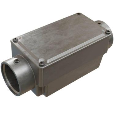 Imagem de Caixa de Derivação Fixa Conduletzel Sem Pintura Tipo C de 1.1-2 com Tampa E012020065 Wetzel Caix