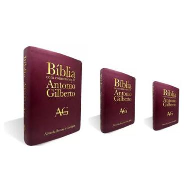 Imagem de Bíblia De Estudo Antônio Gilberto Tamanho Grande Capa Luxo material si