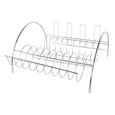 Imagem de Escorredor De Louça Inox Multiuso Arco Arame Top Cromado