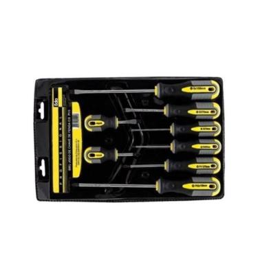 Imagem de Kit Jogo Chave Fenda E Philips 8 Peças Imantada Profissional