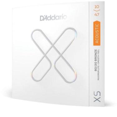 Imagem de Encordoamento Violão Aço Revestido 010-.047 Xs 80/20 Bronze