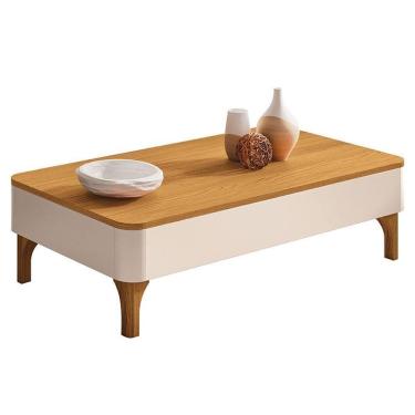 Imagem de Mesa De Centro Liz Off White Cinamomo - Hb Móveis