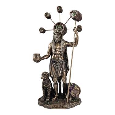 Imagem de Estatua Em Resina Sucellus Deus Céltico Mitologia Decorativa - GS