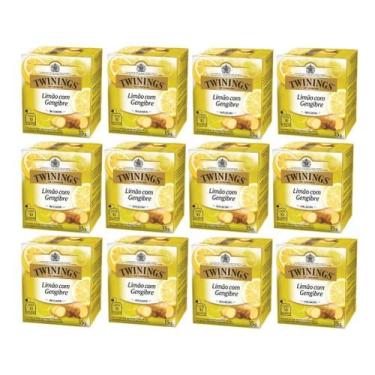 Imagem de 120 Sachês, Chá Twinings, Limão Com Gengibre