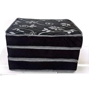 Imagem de puff colchonete dobravel 3/1 - 1.80x60x10 D23 PRETO - DUBOM