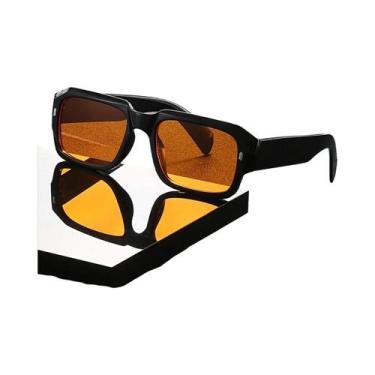 Imagem de Óculos De Sol Retrô Unissex Em Formato Quadrado Para Festas, Atividade