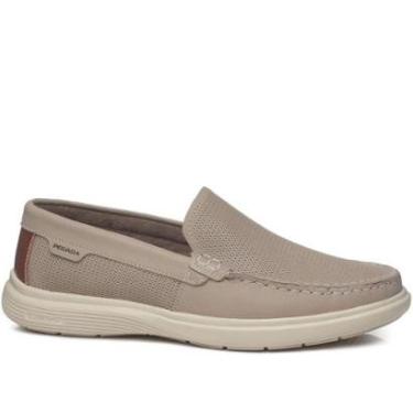 Imagem de Mocassim Pegada Masculino em Couro Areia 142202-08-Masculino