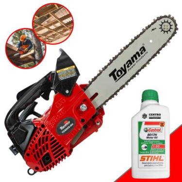 Imagem de Motorsserra Motor Serra Motosserra Toyama TCS25X 25,4cc 1,14HP 12.000r