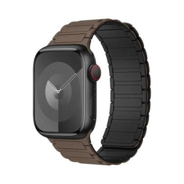Imagem de Pulseira De Silicone Magnética Para Apple Watch De 40mm, 44mm, 45mm, 4