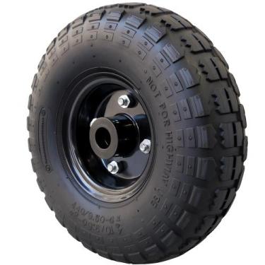 Imagem de Roda 4.10/3.50-4 Aro 4" P/ Carrinho Carga Completa Pneu 4 Lonas Até 13