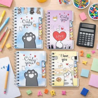 Imagem de Caderno Patinha 57 FLS Caderno De Anotações 9X14 cm Listrada Capa Dura