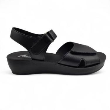 Imagem de Sandália Feminina Ortopédica Ajustável Confortável Prática-Feminino