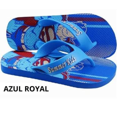 Imagem de Chinelo Criança Infantil Juvenil Confortável Menino Super Man - Summer