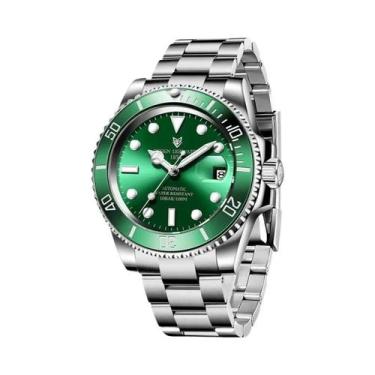 Imagem de Relógio Mecânico Vintage Masculino LIGE À Prova d'Água Luminoso Luxuos