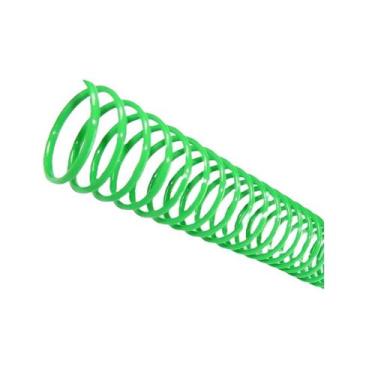 Imagem de Espiral para Encadernação Verde 7mm 25 Folhas 100 und - Lassane