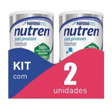 Imagem de Nutren Just Protein 280g - Kit com 2 latas