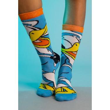 Imagem de Meia Pé Individual Disney Pato Donald, Unico, Única