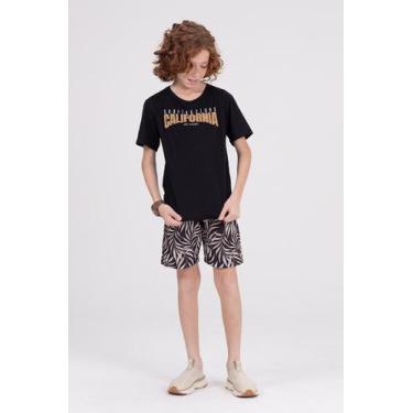 Imagem de Conjunto Infantil Cali Club Preto, Preto, 8