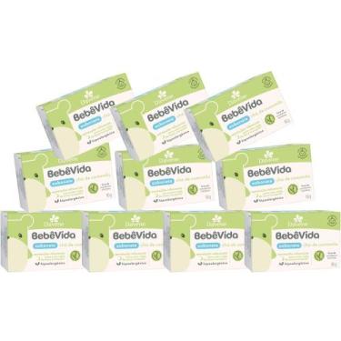 Imagem de 10UN Sabonete Vegetal Bebe Vida Cha de Camomila 90g Davene