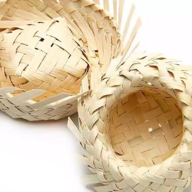 Imagem de Mini Chapéu de Palha Boho para Festa e Decoração - Genérico