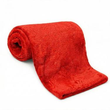 Imagem de Cobertor Manta Casal Macio 2,00X1,80 Microfibra Liso Estampado Qualida