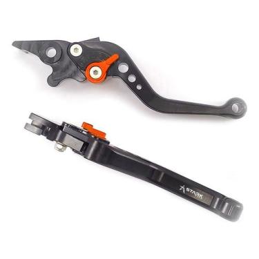 Imagem de Manete Esportivo Pop 100 110i Pop100 Pop110i Stark Race, Preto com Lar