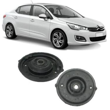 Imagem de Coxim do Amortecedor Citroen C4 Lounge Dianteiro 2012 Até 2019 O Par -