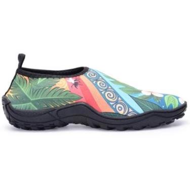 Imagem de Sapatilha AquaVibe Feminina Neoprene Leve com Solado Tratorado Antiderrapante para Tril...