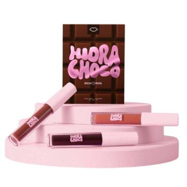 Imagem de Gloss - Boca Rosa - Hidra Choco Kit Gloss Labial Choccolate