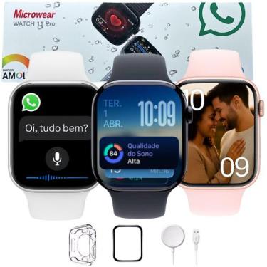 Imagem de Relógio Smartwatch W11 Pro Serie 11 Amoled Responde Whatsapp Original 