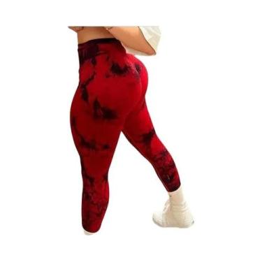 Imagem de Leggings de Ginástica Feminina - Cintura Alta, Sem Costura, Push Up e 